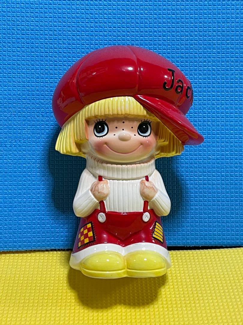 内藤ルネ　ジャッキー　靴ベラ入れ　珍品　レア　昭和レトロ　陶器　置物　備品