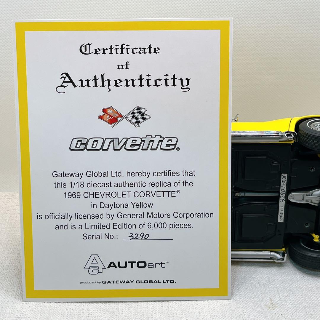 narypion　 オートアート リミテッドエディション コルベット