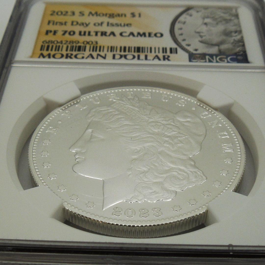 ★最高鑑定 NGC PF70 UCAM モルガンダラー 2023 銀貨