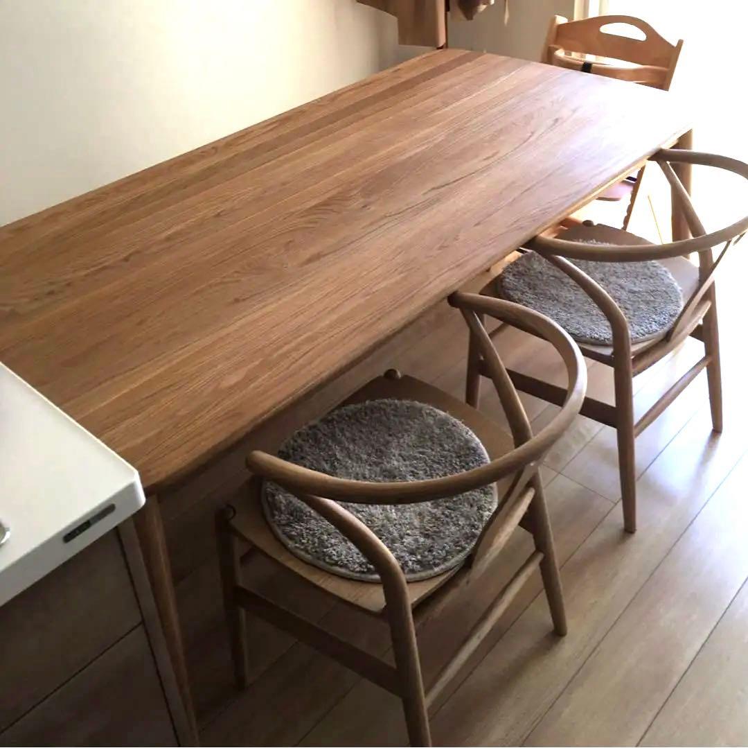 ダイニングテーブル　木目　幅180cm