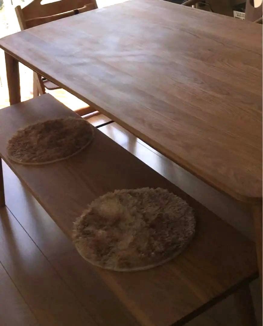 ダイニングテーブル　木目　幅180cm