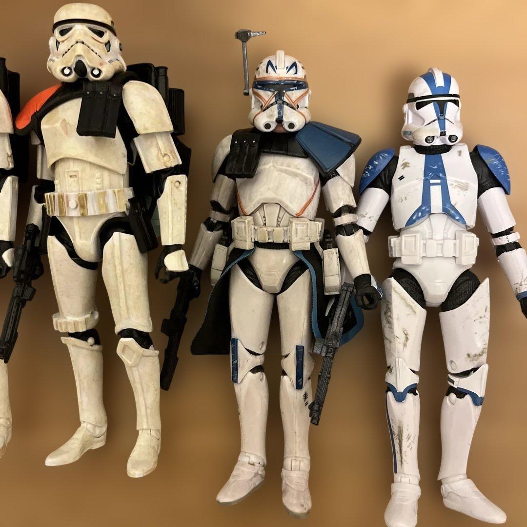 スターウォーズ　ブラックシリーズ　トルーパー　まとめて