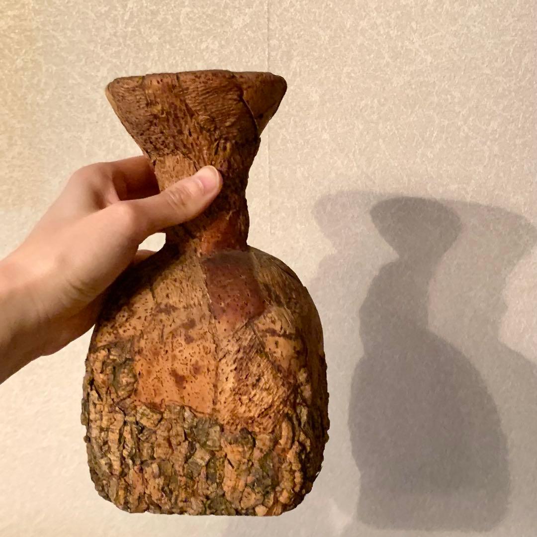 樹皮コルクで覆われたガラス瓶(スクエア)