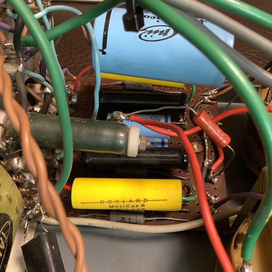 自作6BQ5 シングル真空管アンプ　ジャンク品