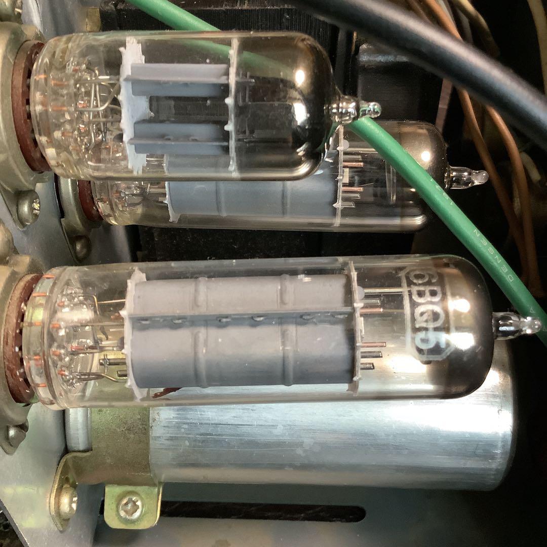 自作6BQ5 シングル真空管アンプ　ジャンク品