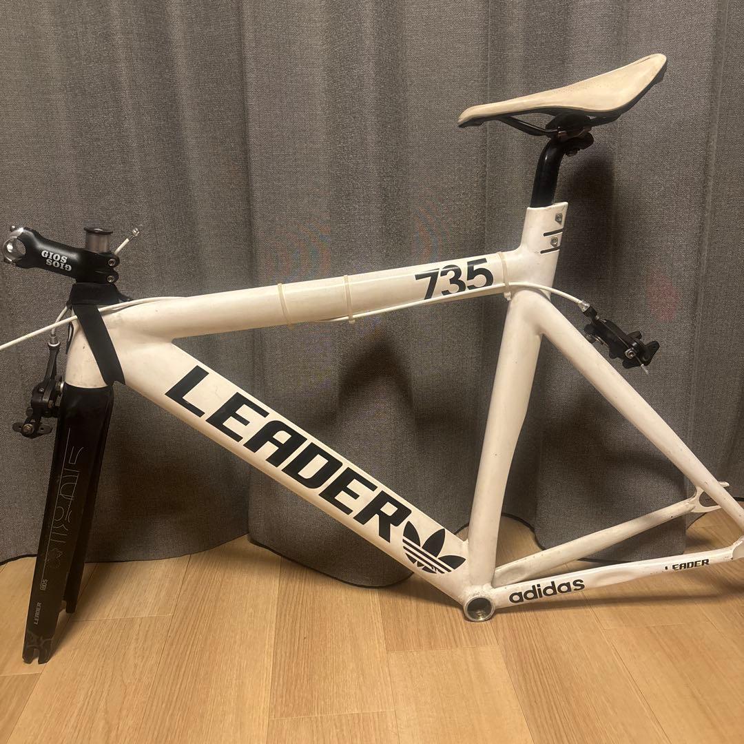 LEADER 735 ピストバイクフレーム ホワイト