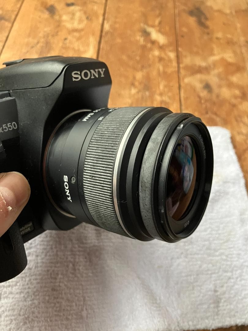 ソニーデジタル一眼レフカメラ　α550　DSLR-A550　ジャンク扱いで