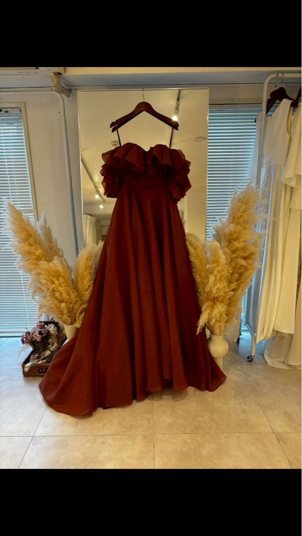 ウェディング　テラコッタ　THE URBAN BLANCHE S カラードレス