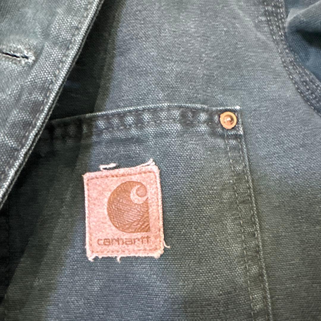 Carhartt グリーンデニムジャケット
