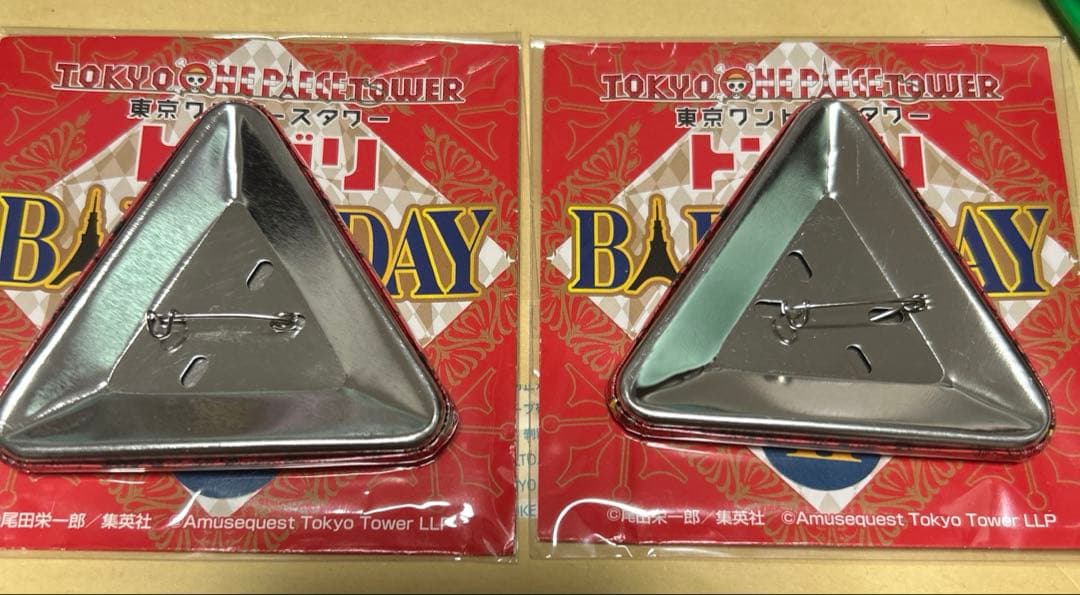 あ*た様 ONE PIECE 東京タワー限定　トンガリBD缶バッジ ゾロ　リュー