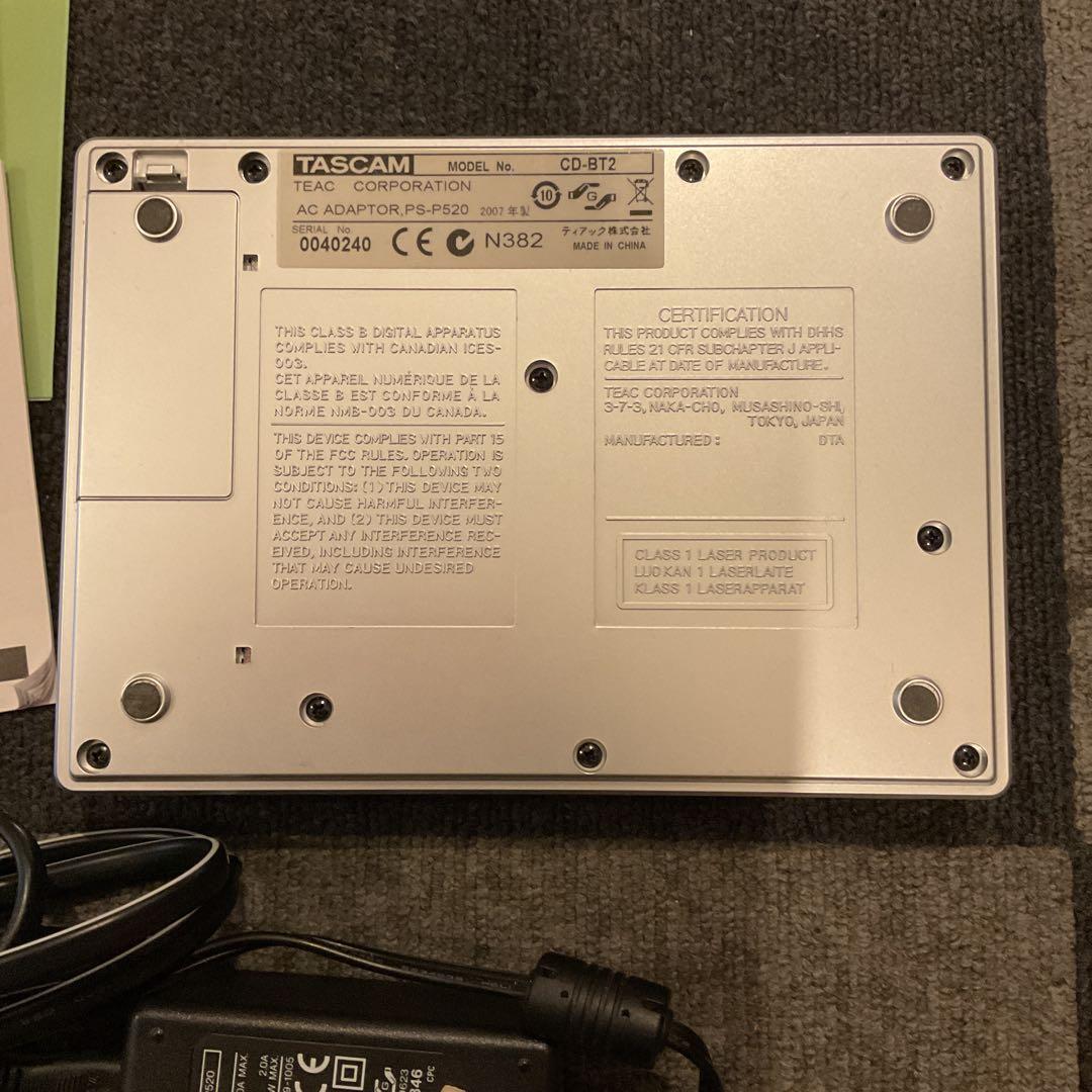 TASCAM CD-BT2 ポータブルベーストレーナー