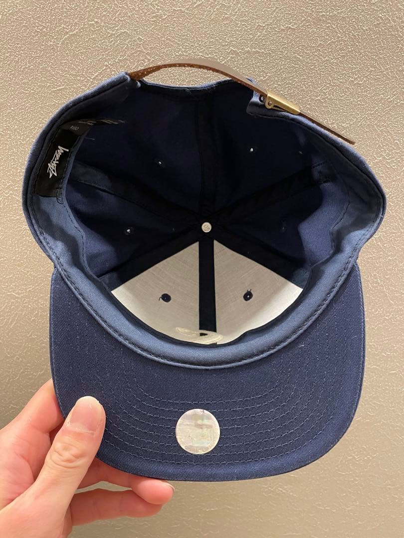 金*生様 Stüssy Sロゴ ネイビーキャップ 90s ヴィンテージ