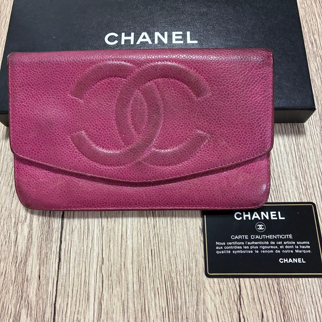 CHANEL 二つ折り財布