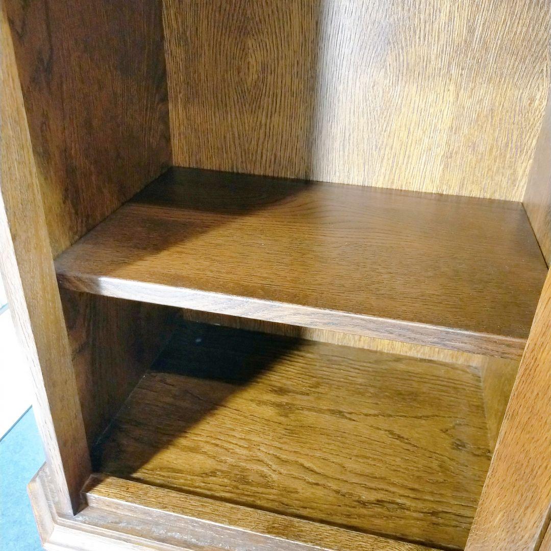 オーク材 ミニキャビネット 棚 コンソール アンティーク ヴィンテージ