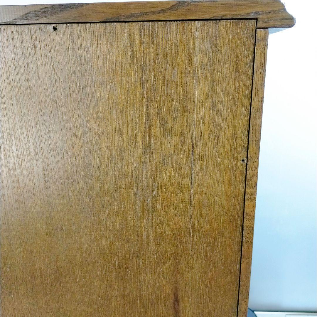 オーク材 ミニキャビネット 棚 コンソール アンティーク ヴィンテージ