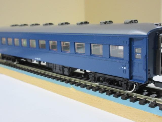 国鉄 オハ35系客車(座席車) 4両セット (ブルー) HOゲージ　未走行車