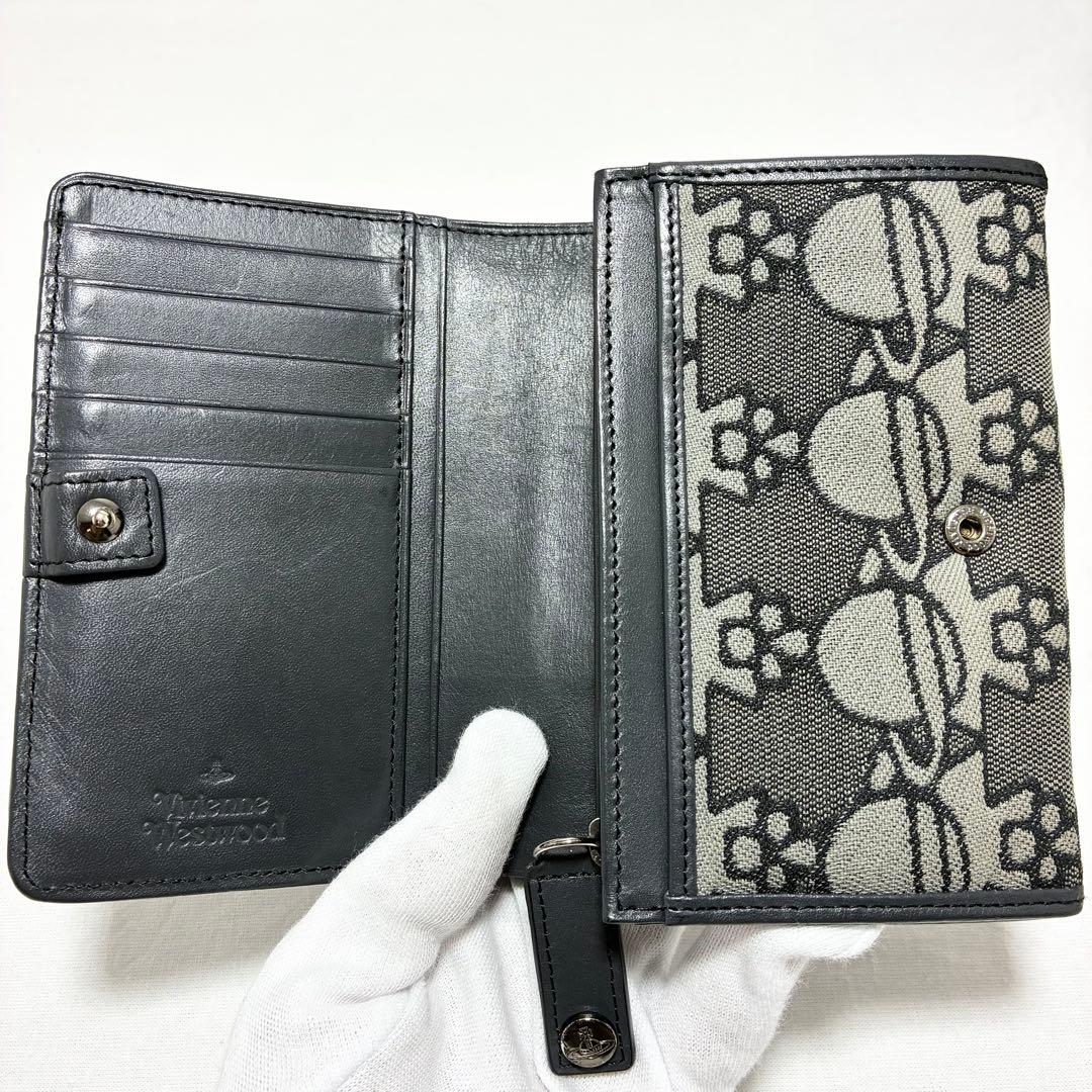 ヴィヴィアンウエストウッド/ARROW ORB JACQUARD 二つ折り財布