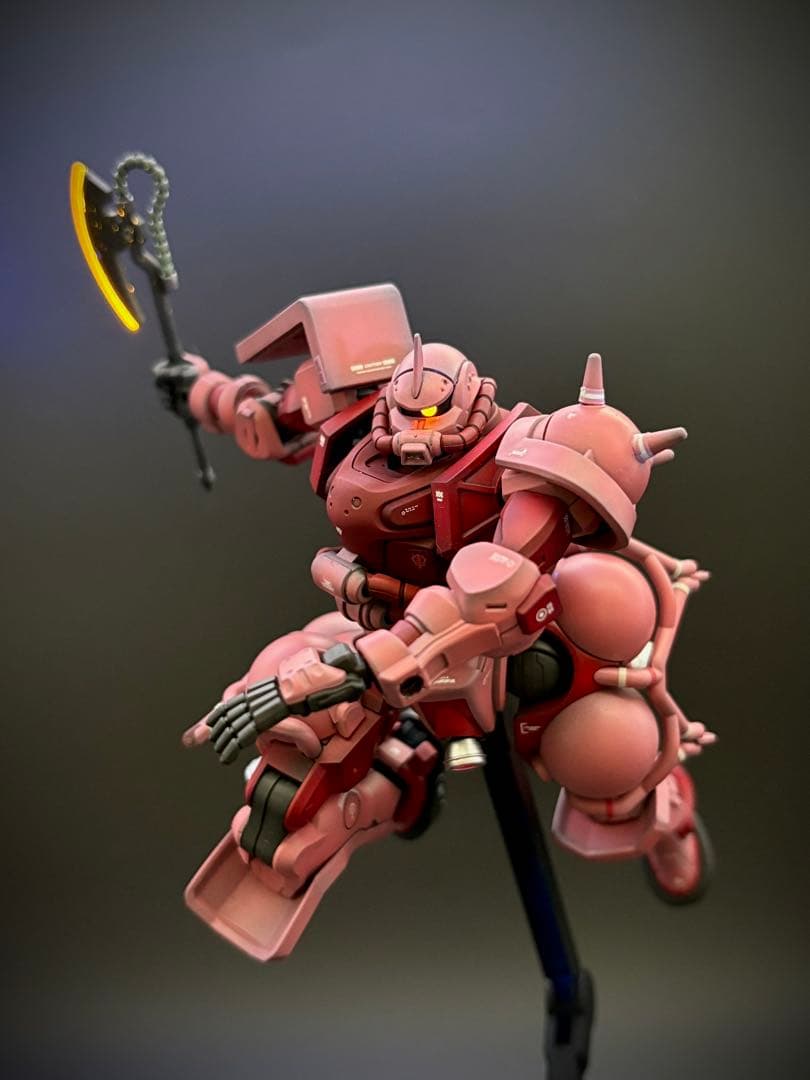 wata0130 HG シャア専用ザク(GQ)塗装済み完成