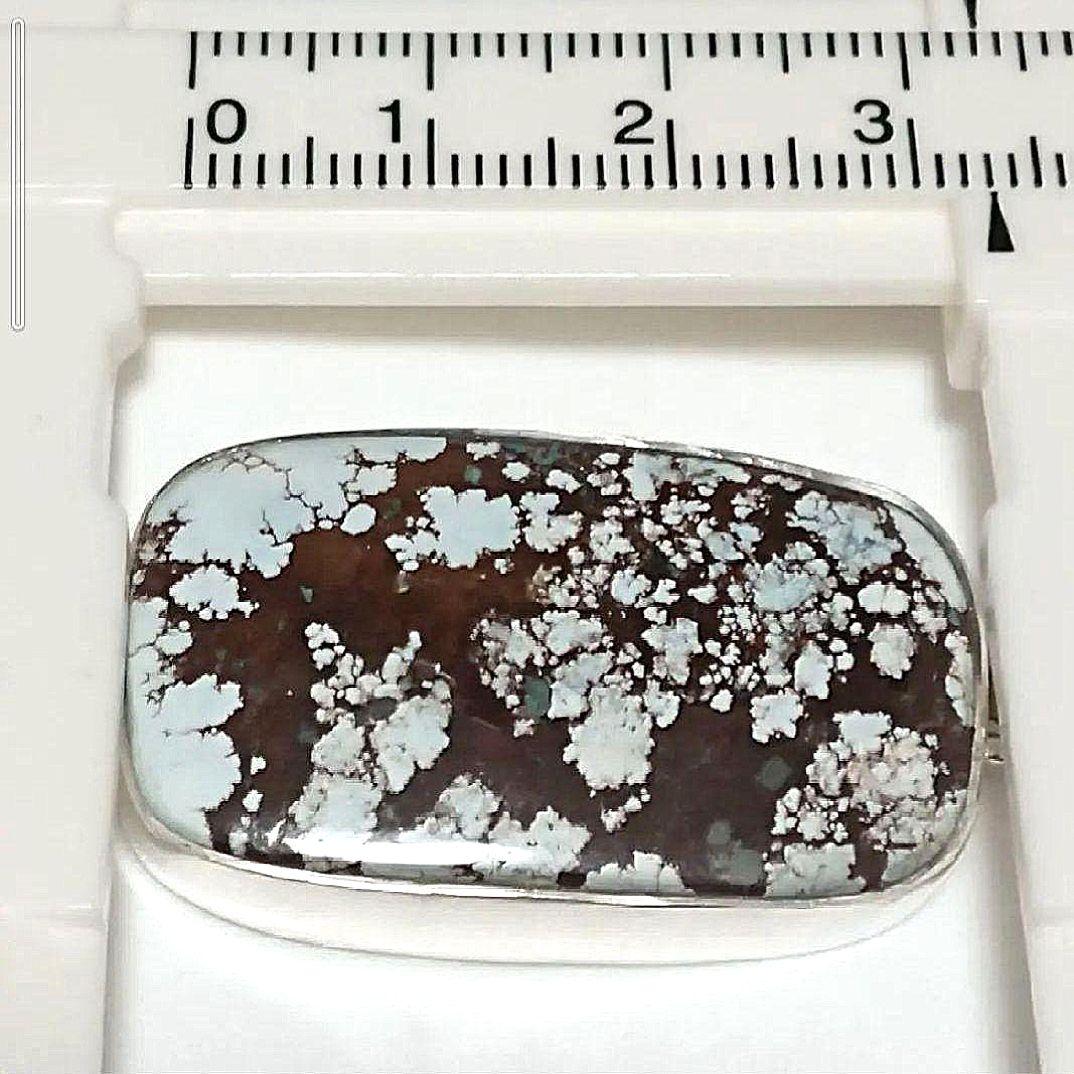 ★スパイダーターコイズ 大粒ペンダント①(SA+)