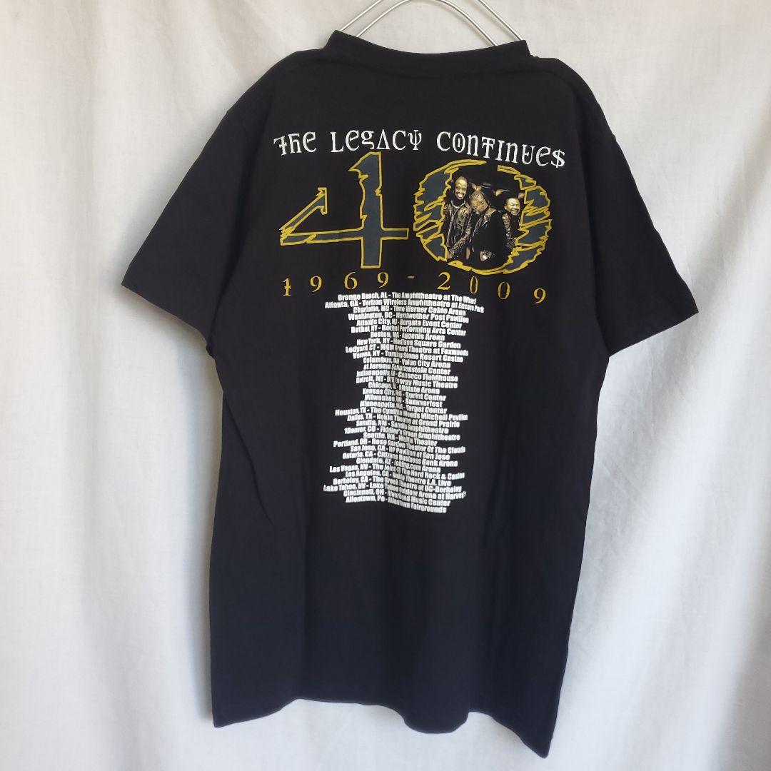 アース・ウィンド・アンド・ファイアー バンド Tシャツ 黒