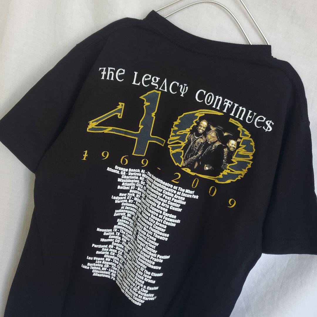 アース・ウィンド・アンド・ファイアー バンド Tシャツ 黒