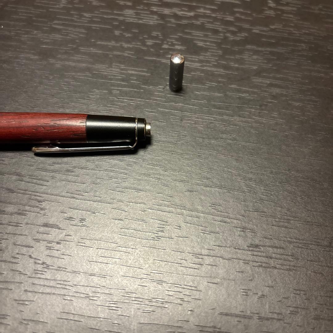 野原工芸シャーペン 紅紫檀 旧型 固定口金