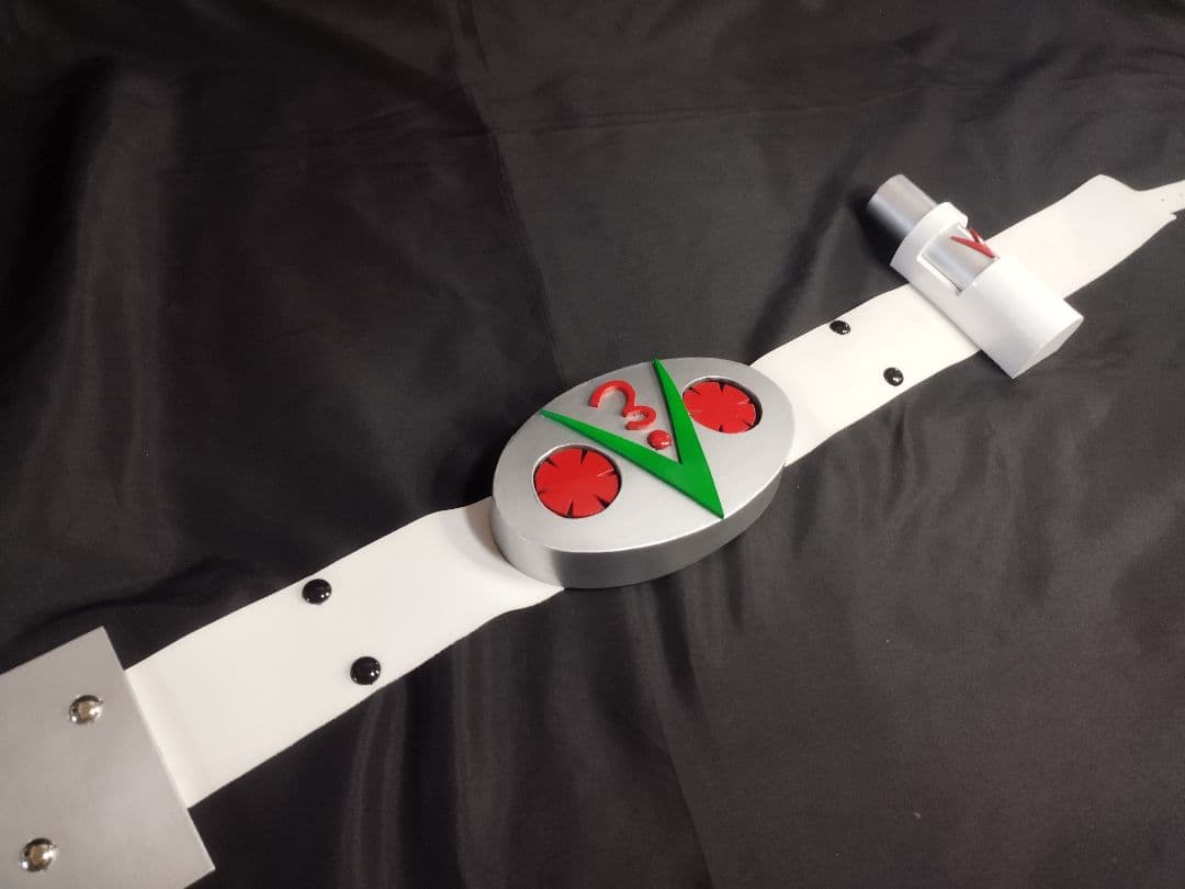 ★未使用 レア品 仮面ライダー V3 変身ベルト コスプレ用 ダブル タイフーン