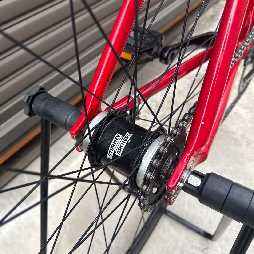 【直接引取】LEADER BIKE 725 DUOMATIC 前ブレーキカスタム