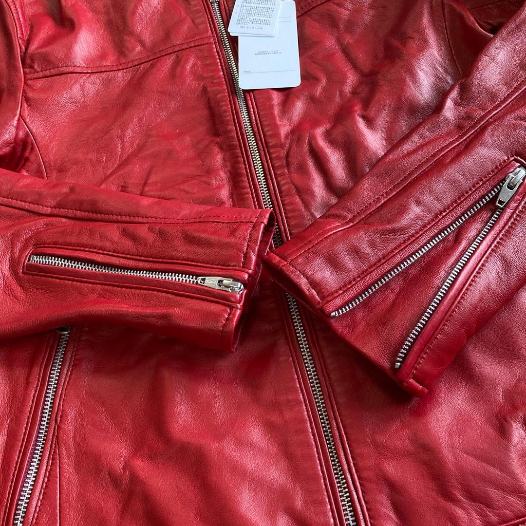 【新品未使用】 Rattle Trap メンズビギ 羊革 シングルライダース M