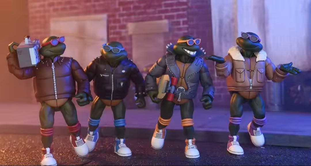 TMNT NECAミュータント・ニンジャ・タートルズ パンクフィギュア4体セット