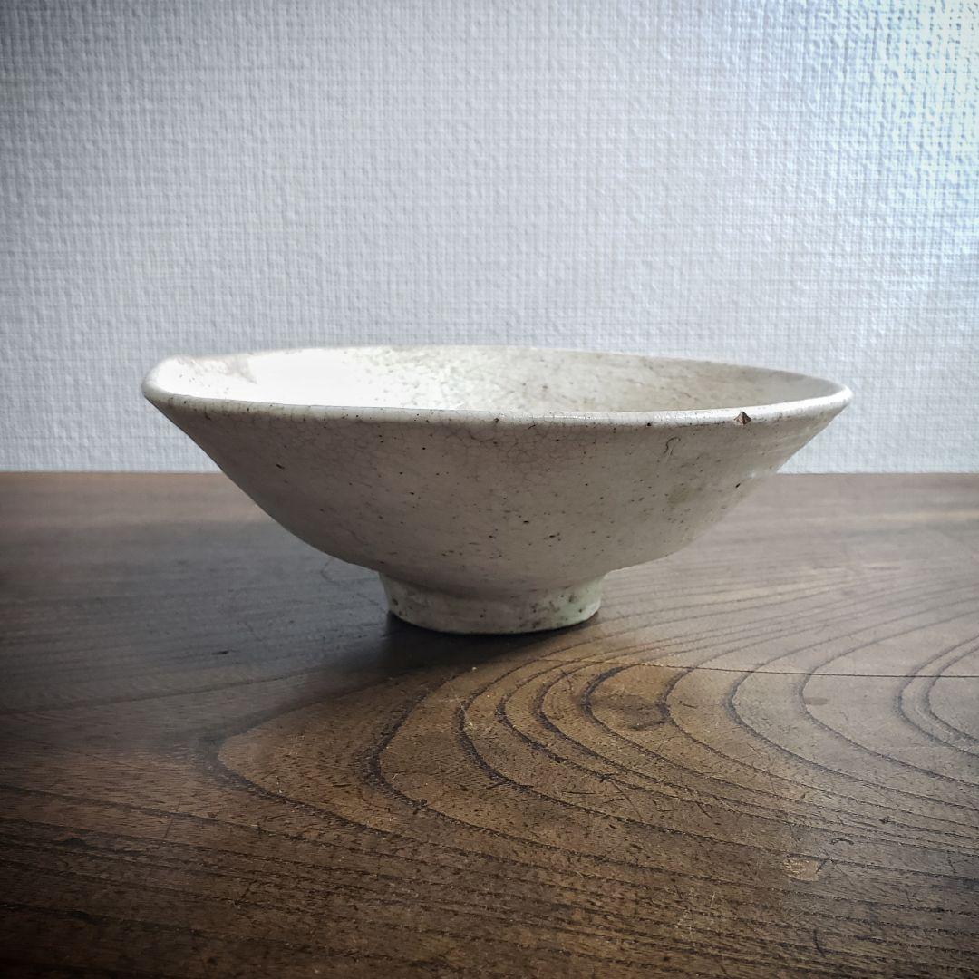 茶碗　抹茶碗　茶道具　茶器　平茶碗　浅鉢　盛皿　白　江戸