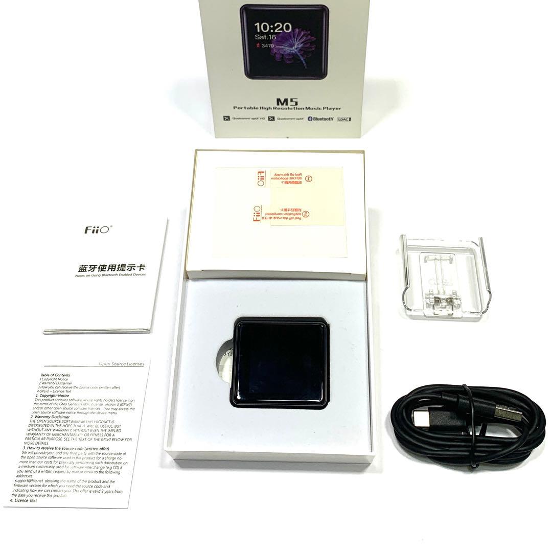 【ほぼ新品】Fiio M5 デジタルオーディオプレーヤー FIO-M5-B