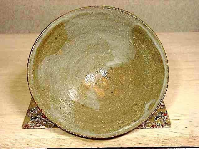 丹波焼　作者不明　「充啓」圓山銘　茶碗　無傷　共箱。