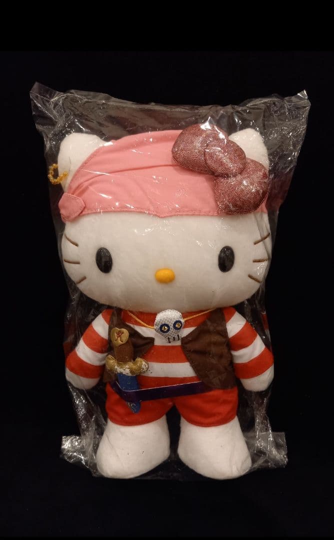 【専用出品】希少　ハローキティ　ぬいぐるみ　海賊 パイレーツ　ピアス　2006年