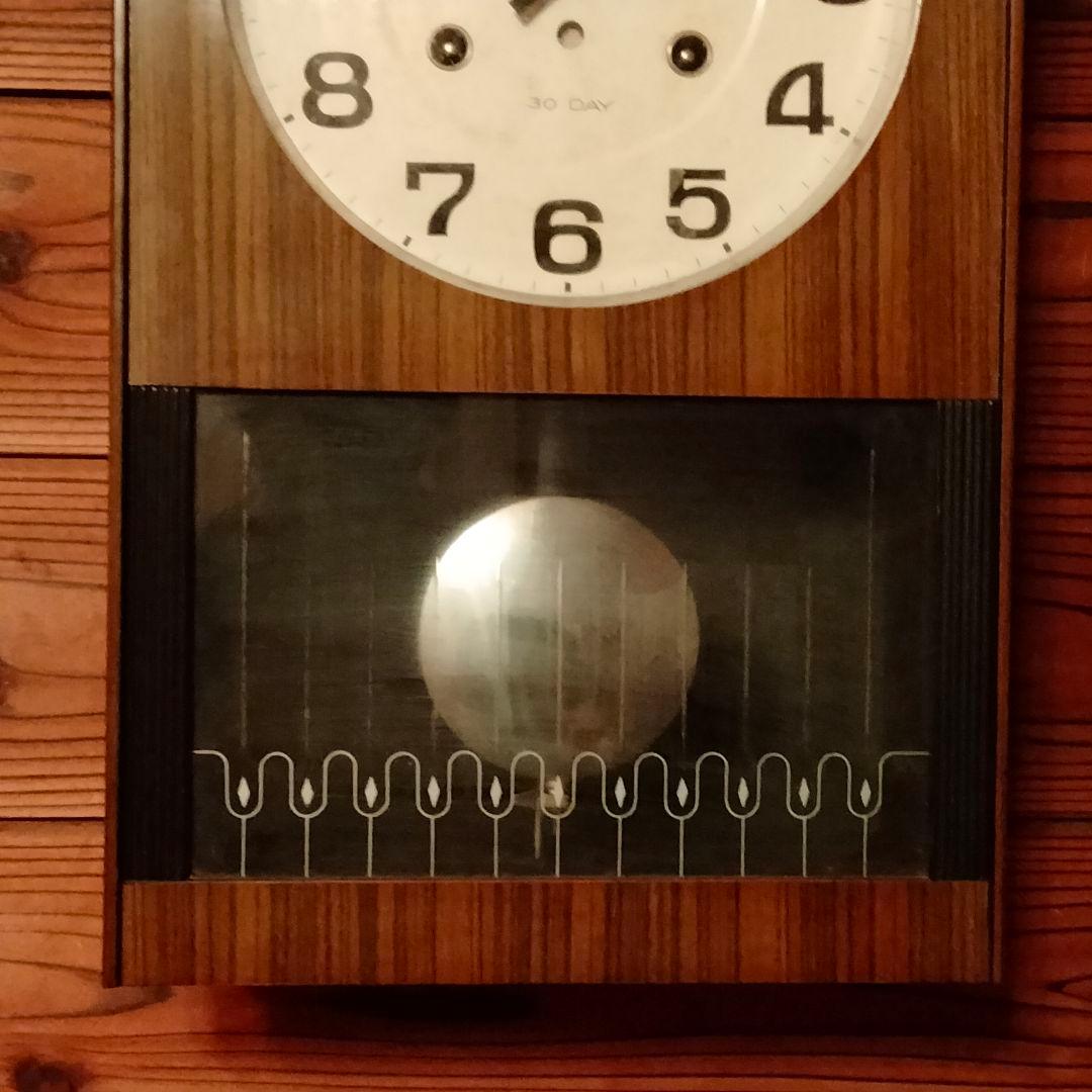 【新品】愛知時計 ボンボン時計 アンティーク 掛け時計 振り子時計 昭和レトロ