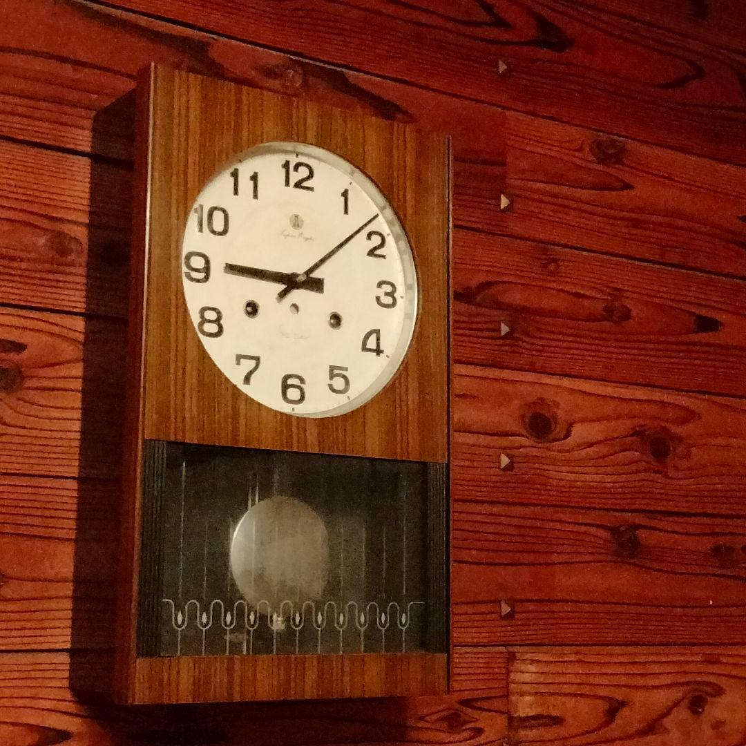 【新品】愛知時計 ボンボン時計 アンティーク 掛け時計 振り子時計 昭和レトロ