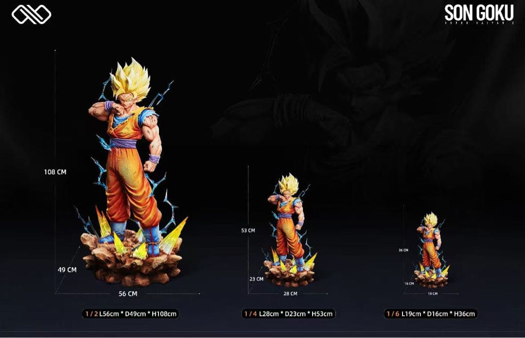 ドラゴンボール 孫悟空 ガレキ ガレージキット スタチューX③①④