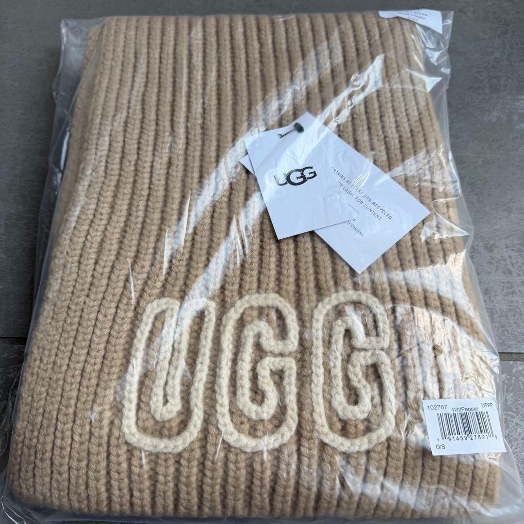 【UGG】 マフラー＊ホワイトペッパー＊新品未使用
