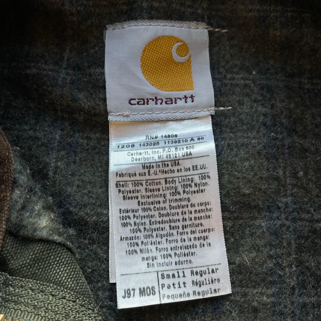 【S】極美品 USA製 CARHARTT デトロイト J97 MOS