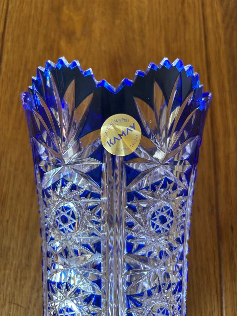 新品KAMAY カメイガラス ガラス花瓶フラワーベース