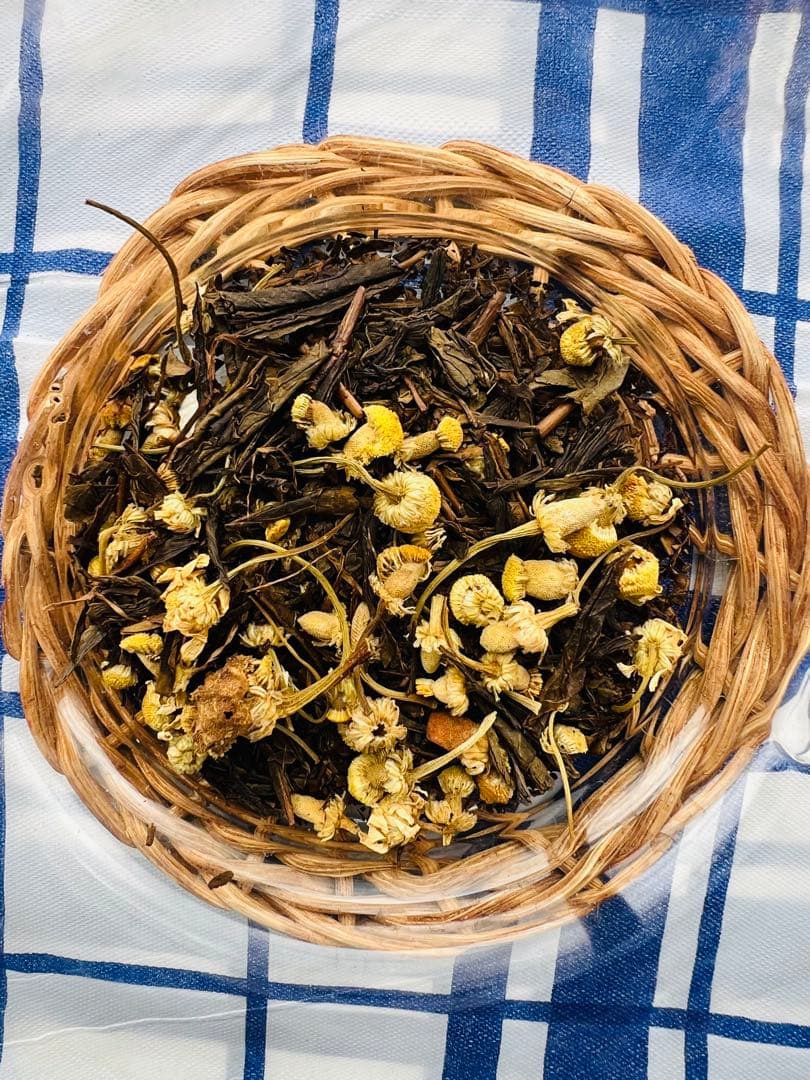 【日本茶×〇〇】眠りに誘う癒しの味わい♪ほうじ茶カモミール 3g×20個