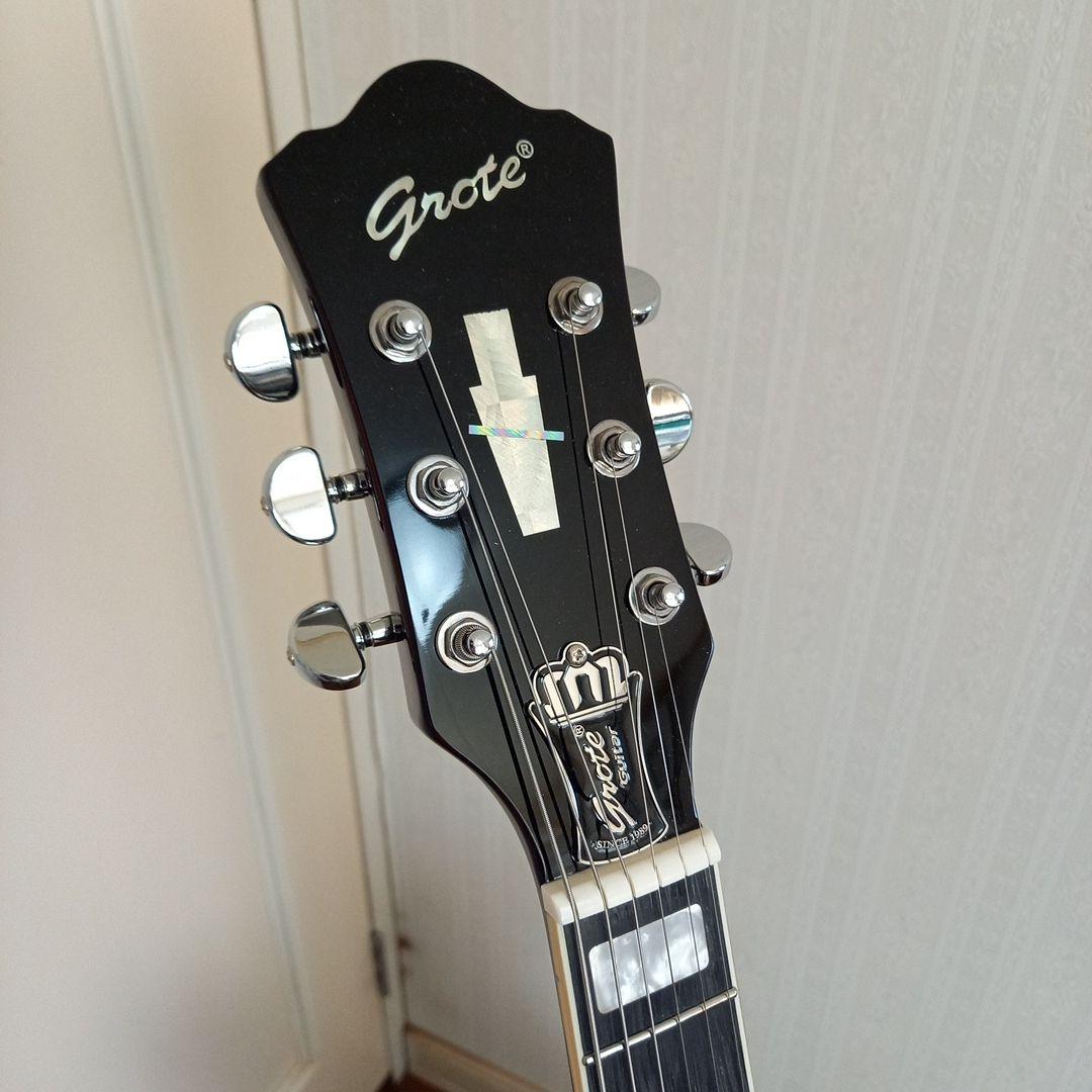 『極美品』GROTE guitar グロート セミアコ―スティックギター