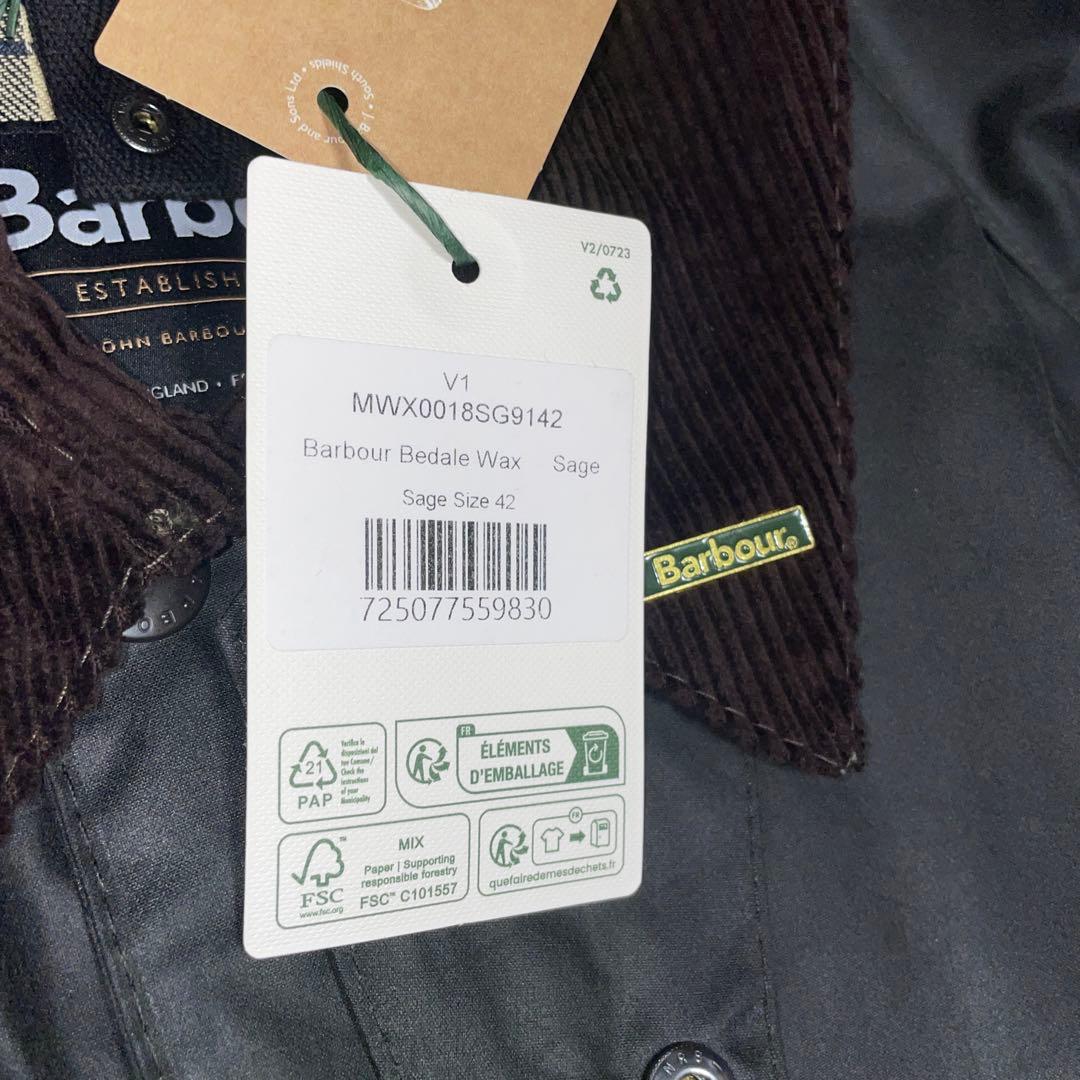 Barbour ビデイルワックスジャケット 42