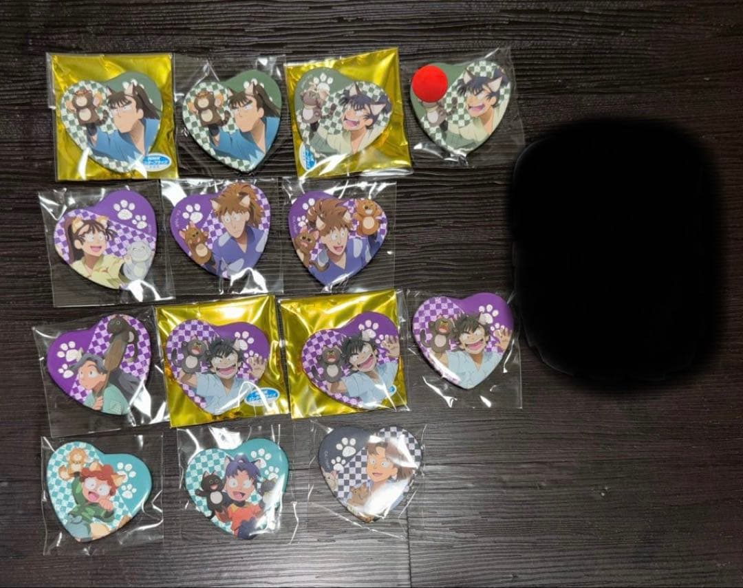 忍たま乱太郎 ナンジャ ハート缶バッジ