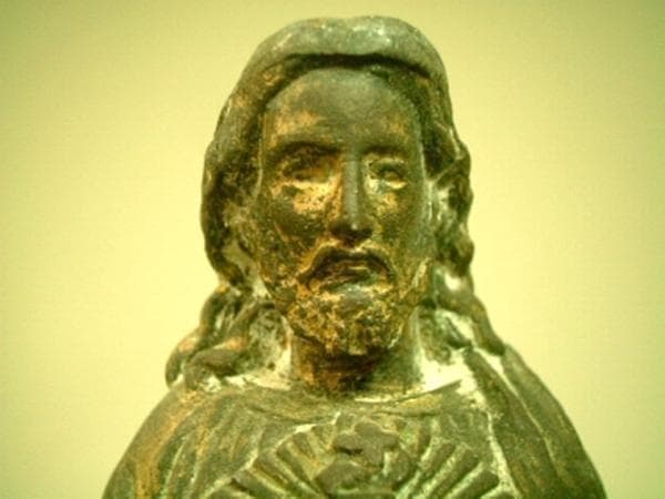 【1800年代】《cl151》フランス アンティーク 聖イエス 自立像