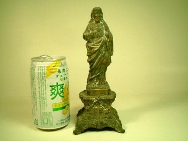 【1800年代】《cl151》フランス アンティーク 聖イエス 自立像