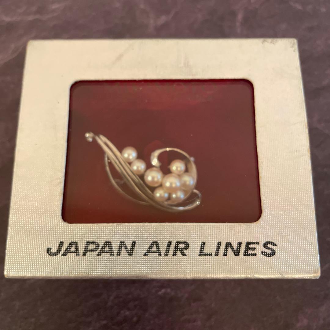 MIKIMOTOミキモト ８粒 パールブローチ シルバー あこや真珠