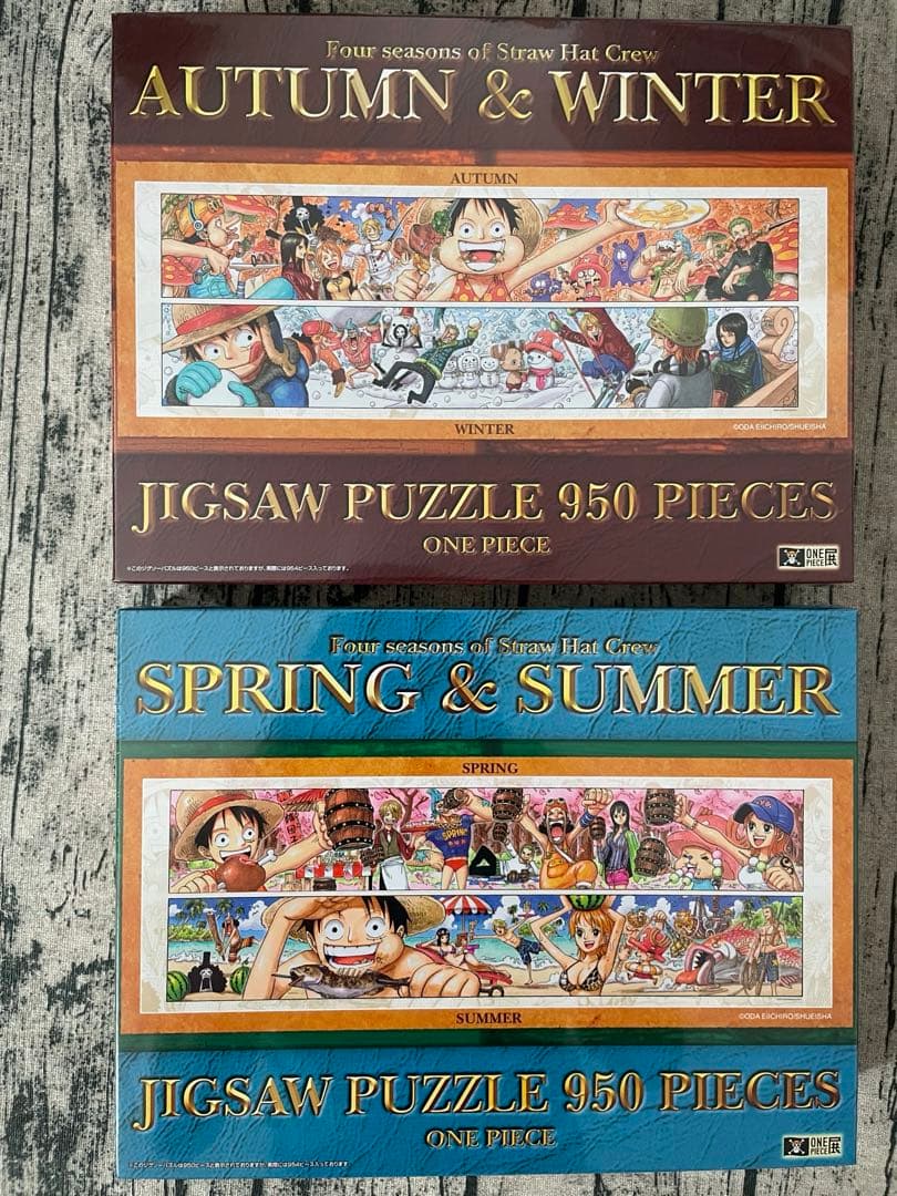 送料無料　ジグソーパズル　ワンピース展　950ピース　2点セット　バラ売り不可
