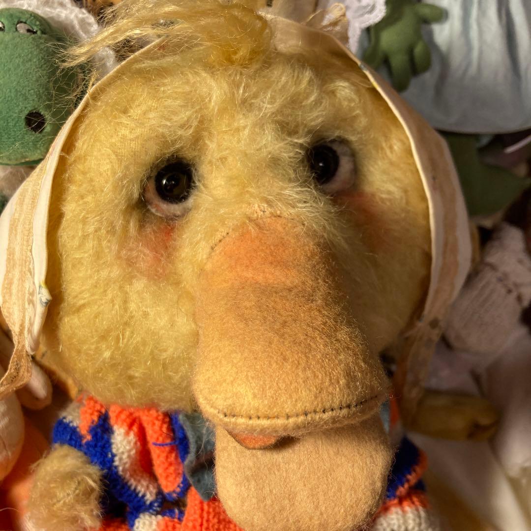 テディベア　作家ベア　アーティストベア　アヒル　ooak 海外作家ベア　ヒヨコ