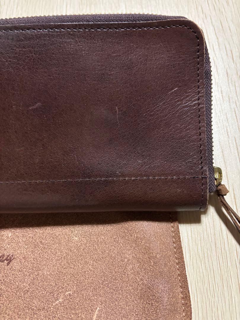 廃盤品　レア　Tideway タイドウェイ ダークブラウン パスポートケース